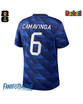 Franța Eduardo Camavinga #6 Tricou Fotbal Replică Mondial 2026 Barbati Acasa